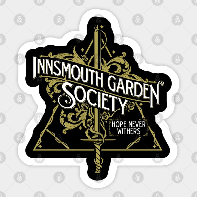 Innsmouth Garden Society Sticker by d20Monkey